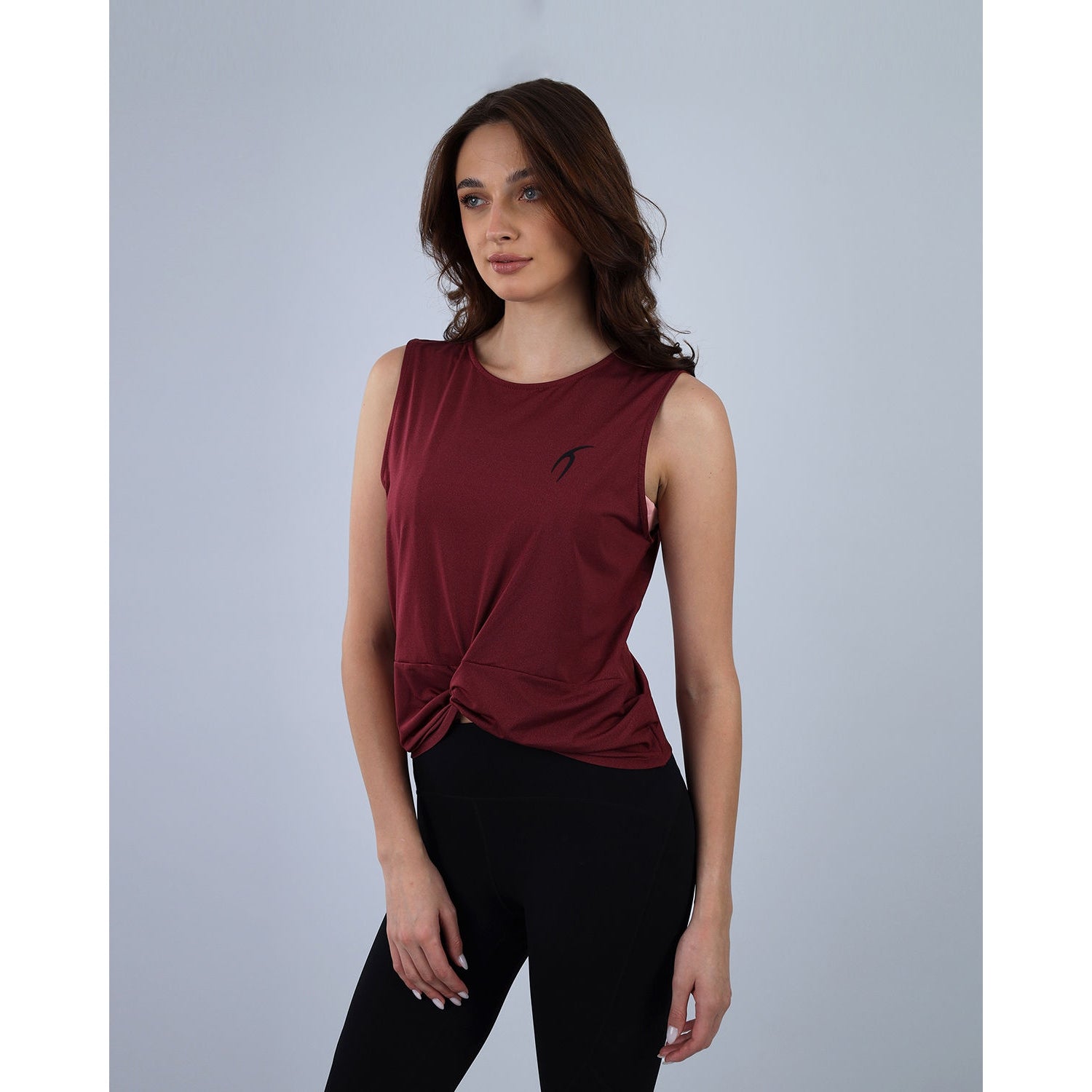 YOGA Twist Cropped Tank Top