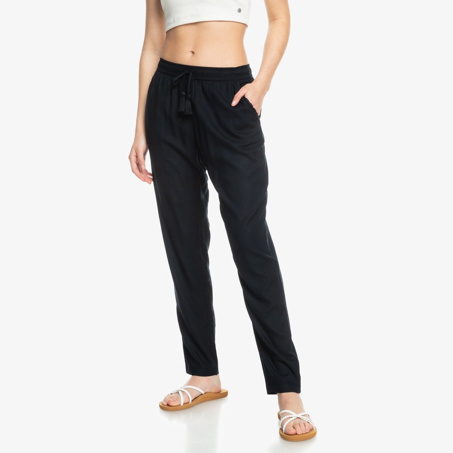 Bimini - Elasticated Waist Trousers for Women