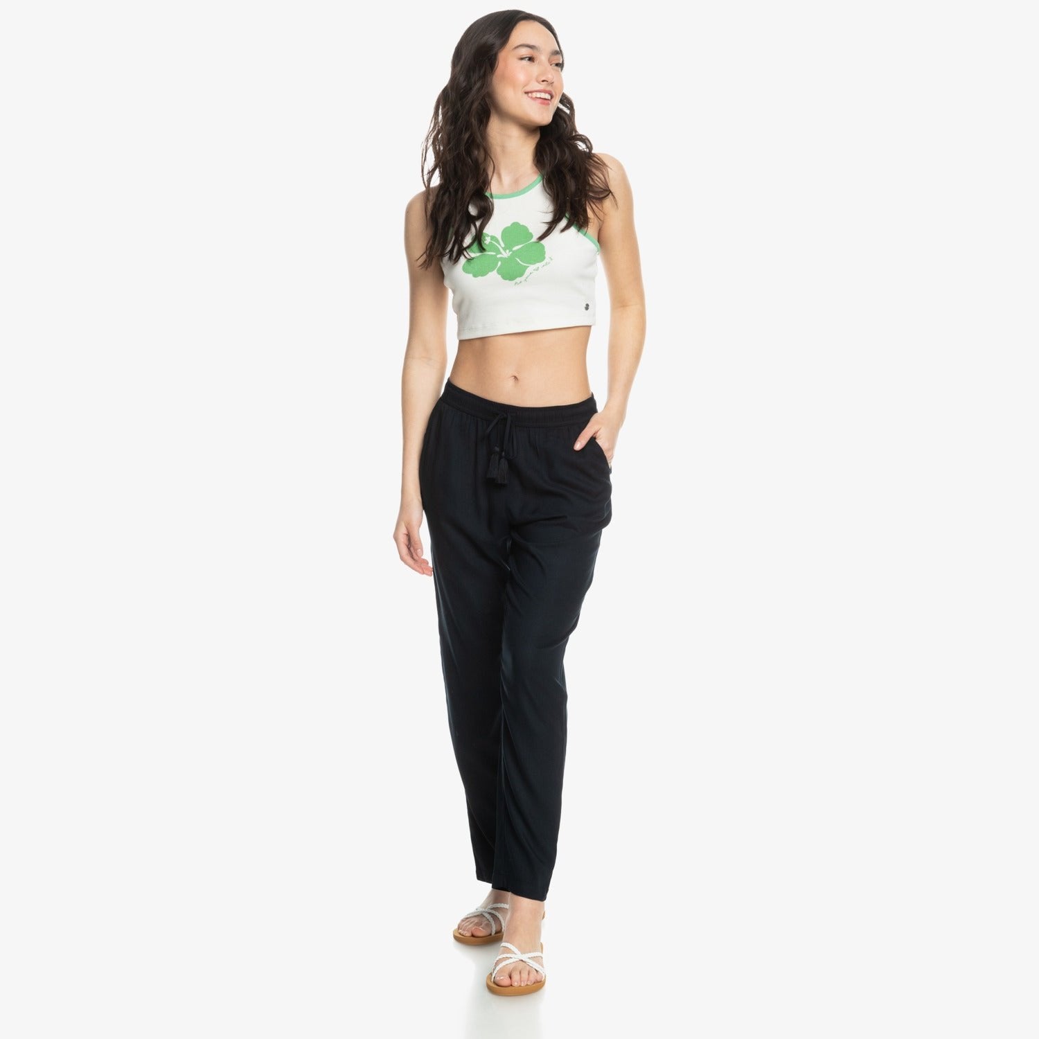 Bimini - Elasticated Waist Trousers for Women