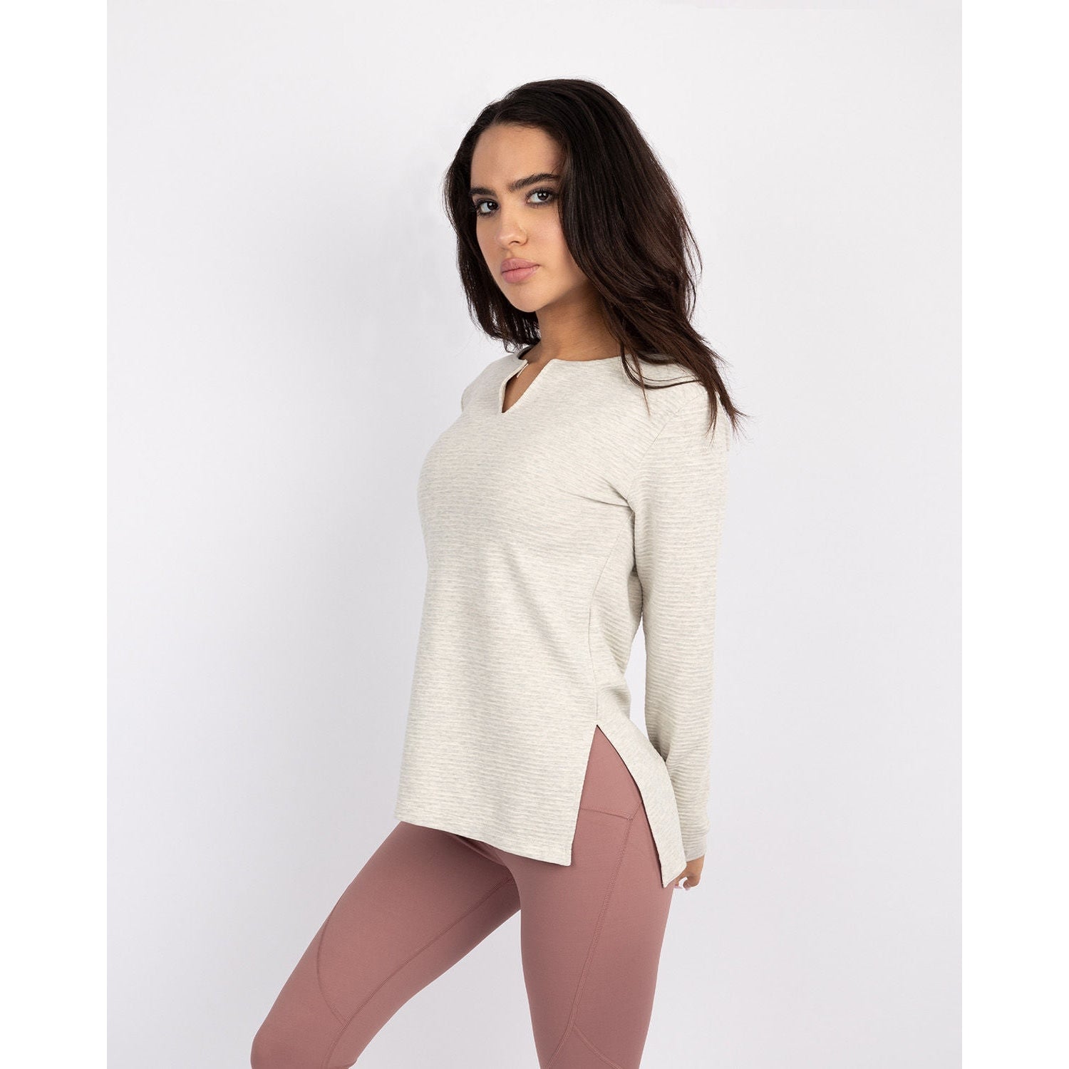 Women's Cotton Rib Long Sleeve T-Shirt