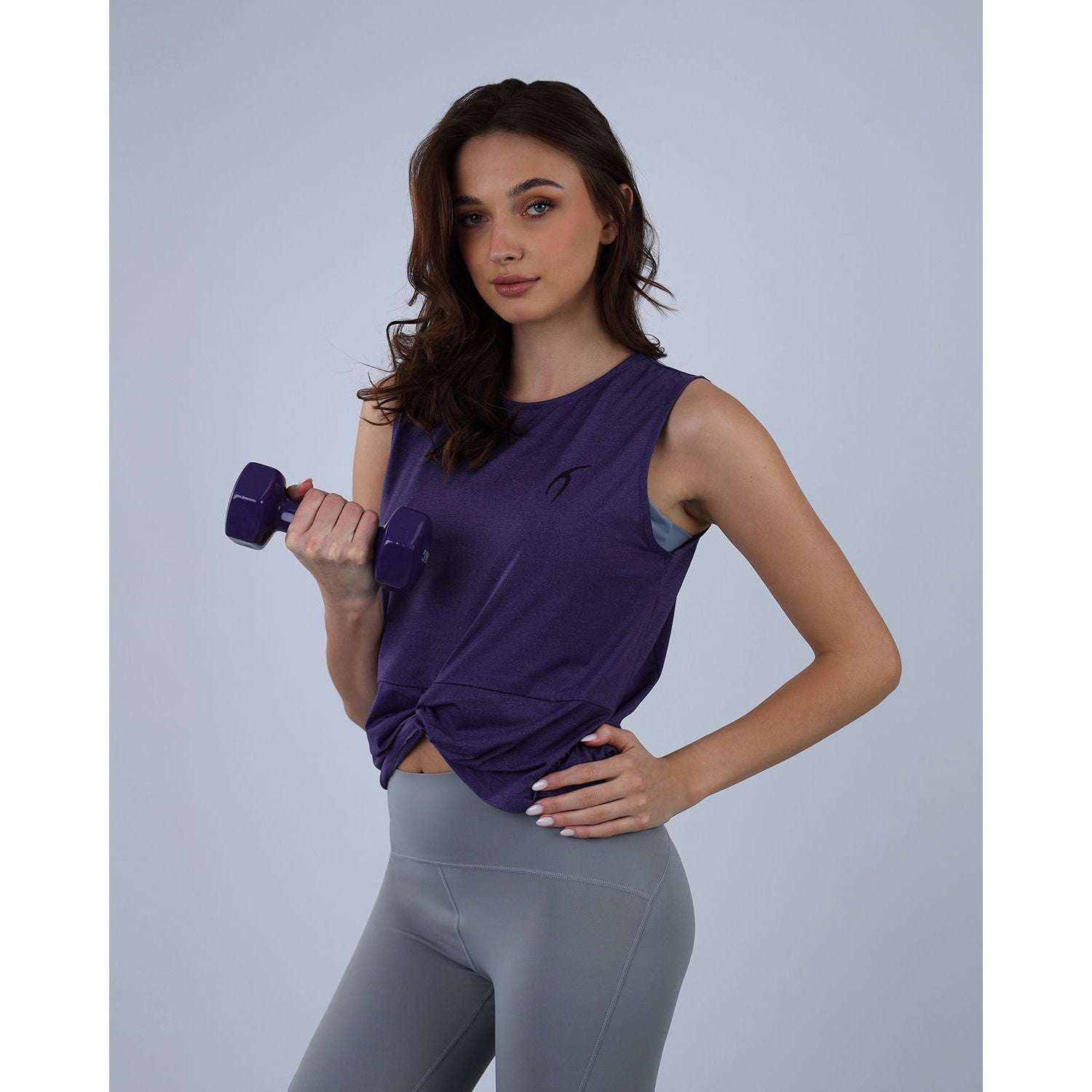 YOGA Twist Cropped Tank Top