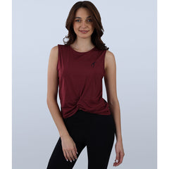 YOGA Twist Cropped Tank Top