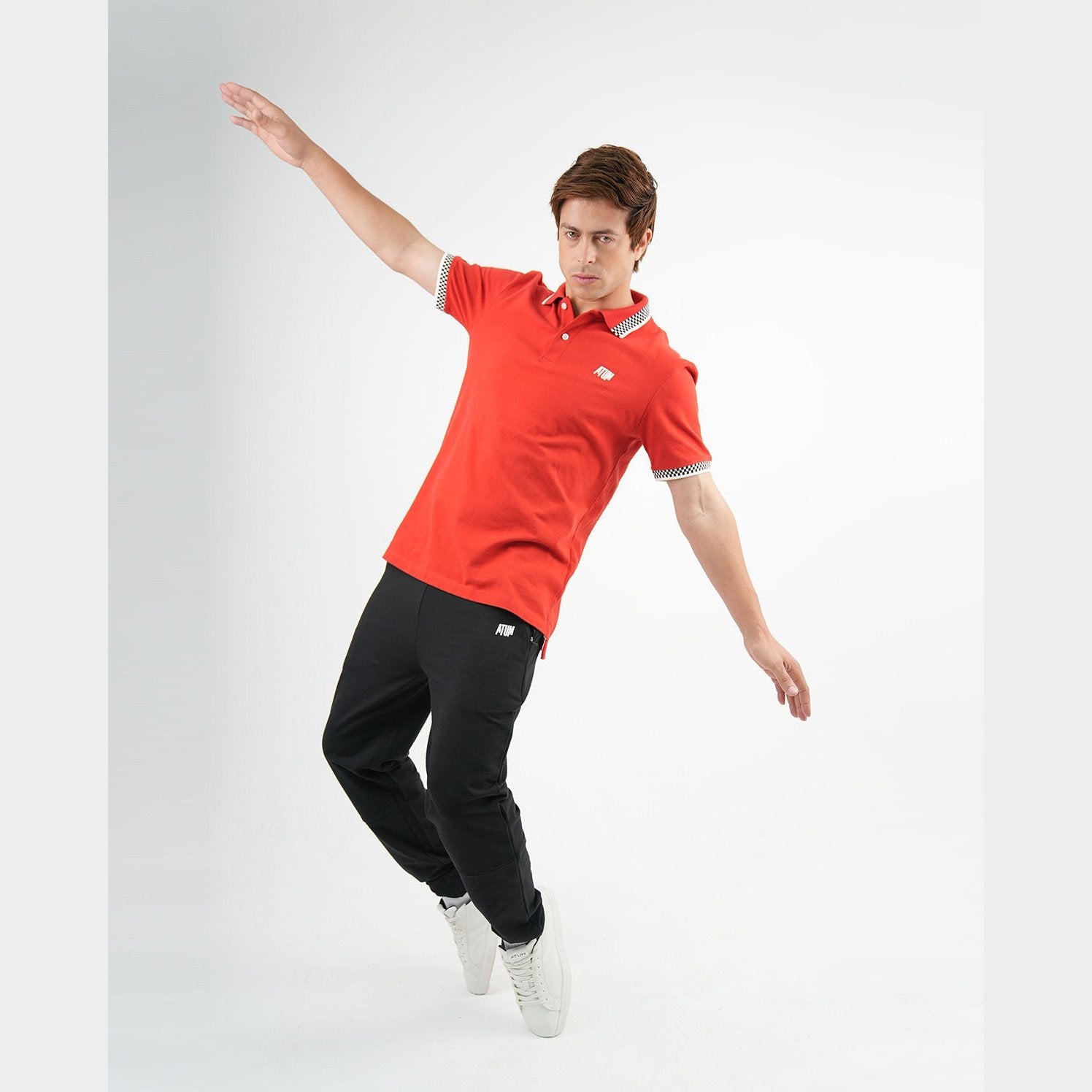 ATUM| Clashflex Men's Polo Shirt - Red