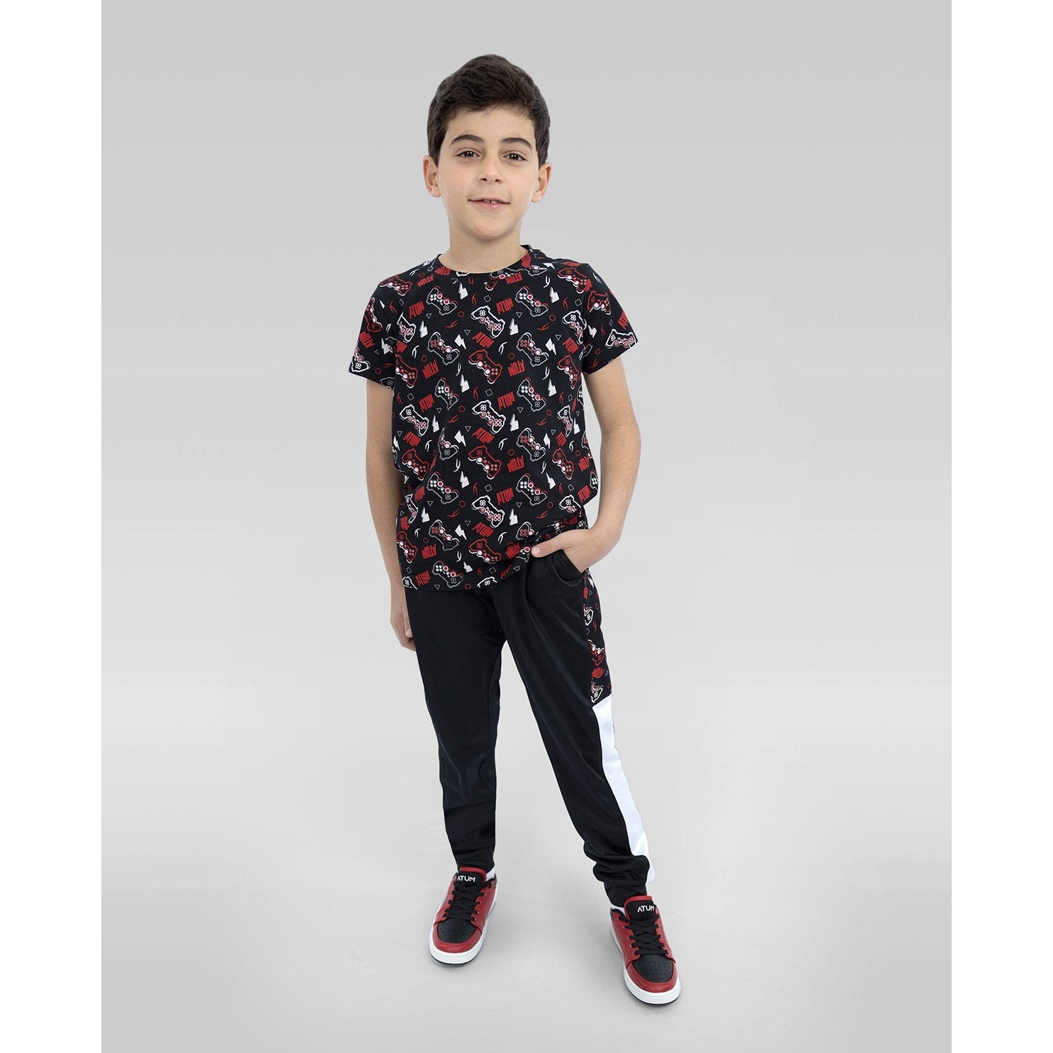 Atum Boy's Graphic Sweatpants - Sporty Pro