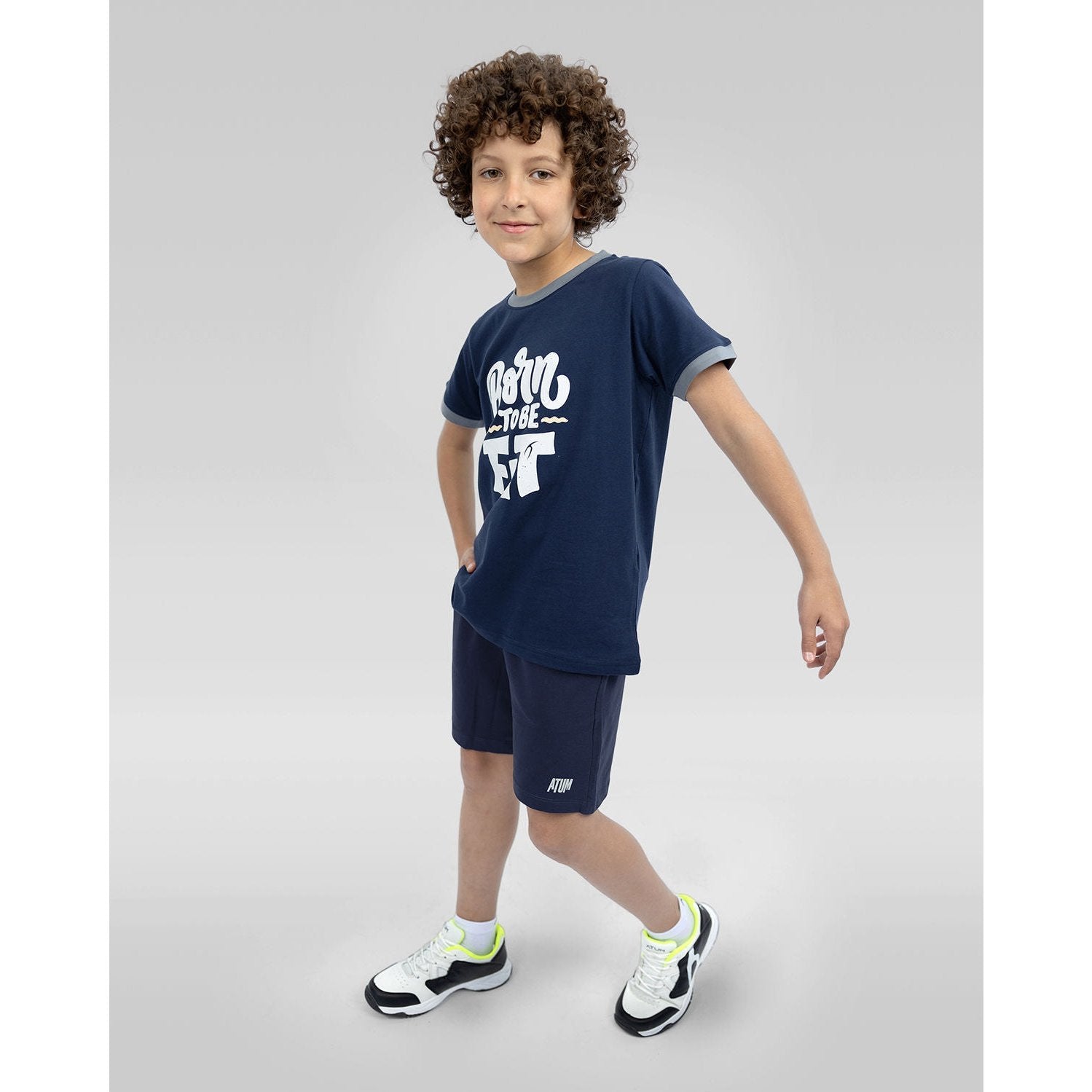 Atum Boy's Be Fit Crew-Neck T-Shirt - Sporty Pro