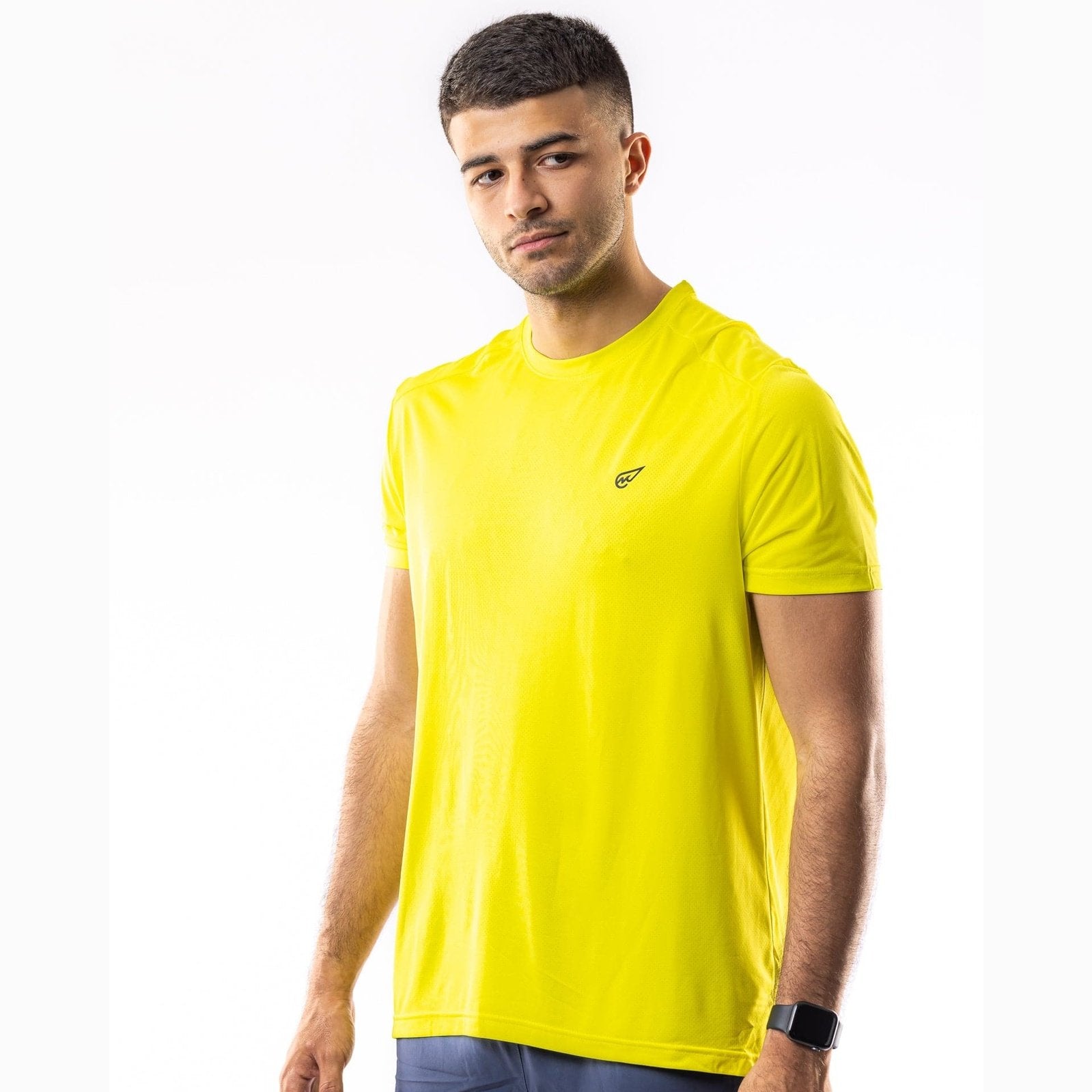 Regular Fit T-shirt in Yellow - Sporty Pro