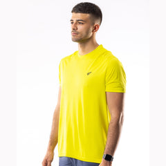 Regular Fit T-shirt in Yellow - Sporty Pro