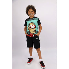 Atum Boy's Monkey Graphic Tee