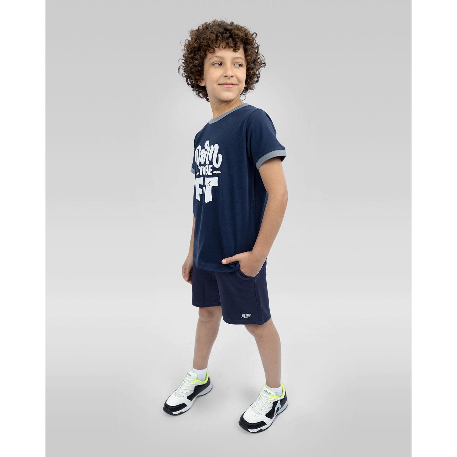 Atum Boy's Be Fit Crew-Neck T-Shirt - Sporty Pro