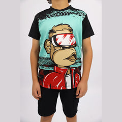 Atum Boy's Monkey Graphic Tee