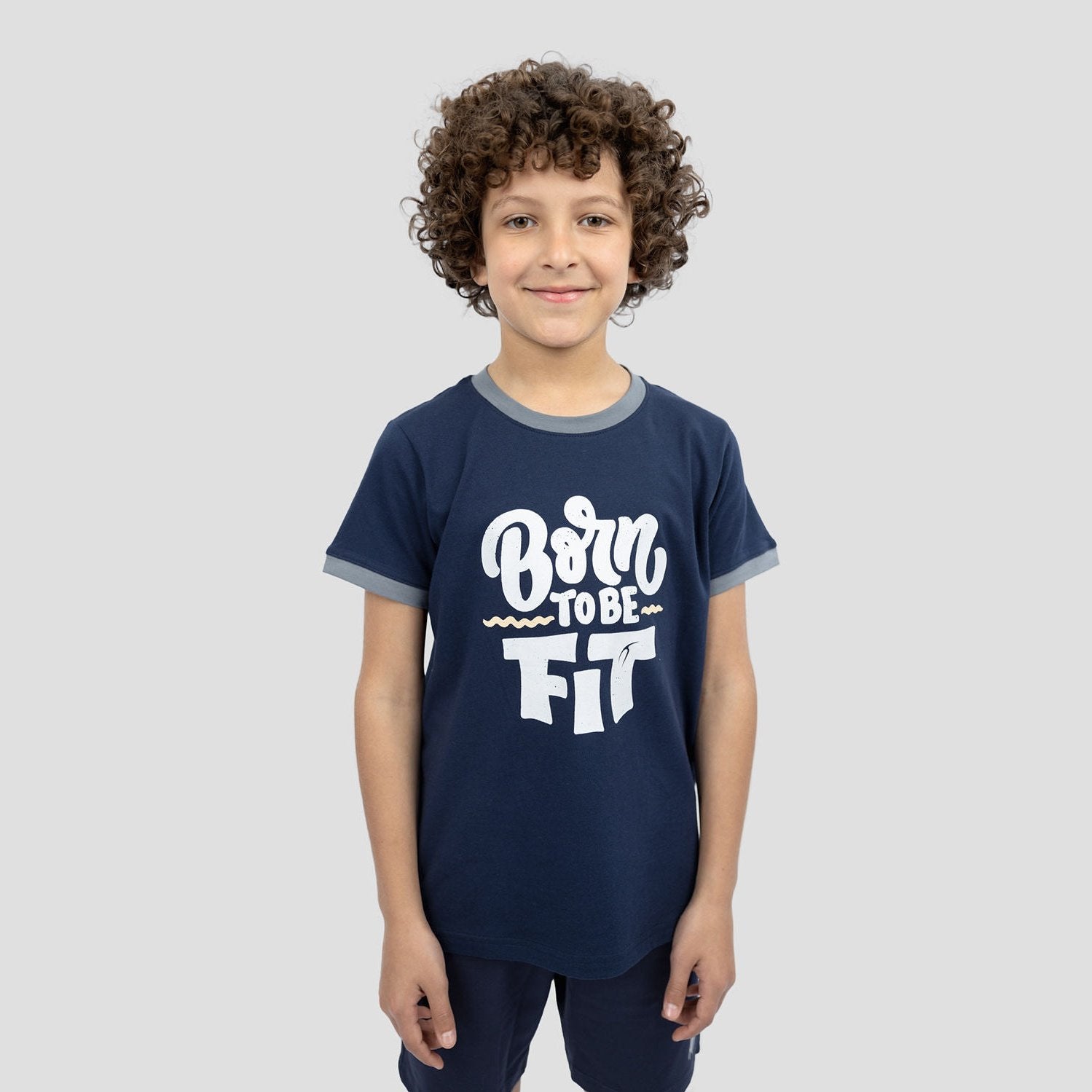 Atum Boy's Be Fit Crew-Neck T-Shirt - Sporty Pro