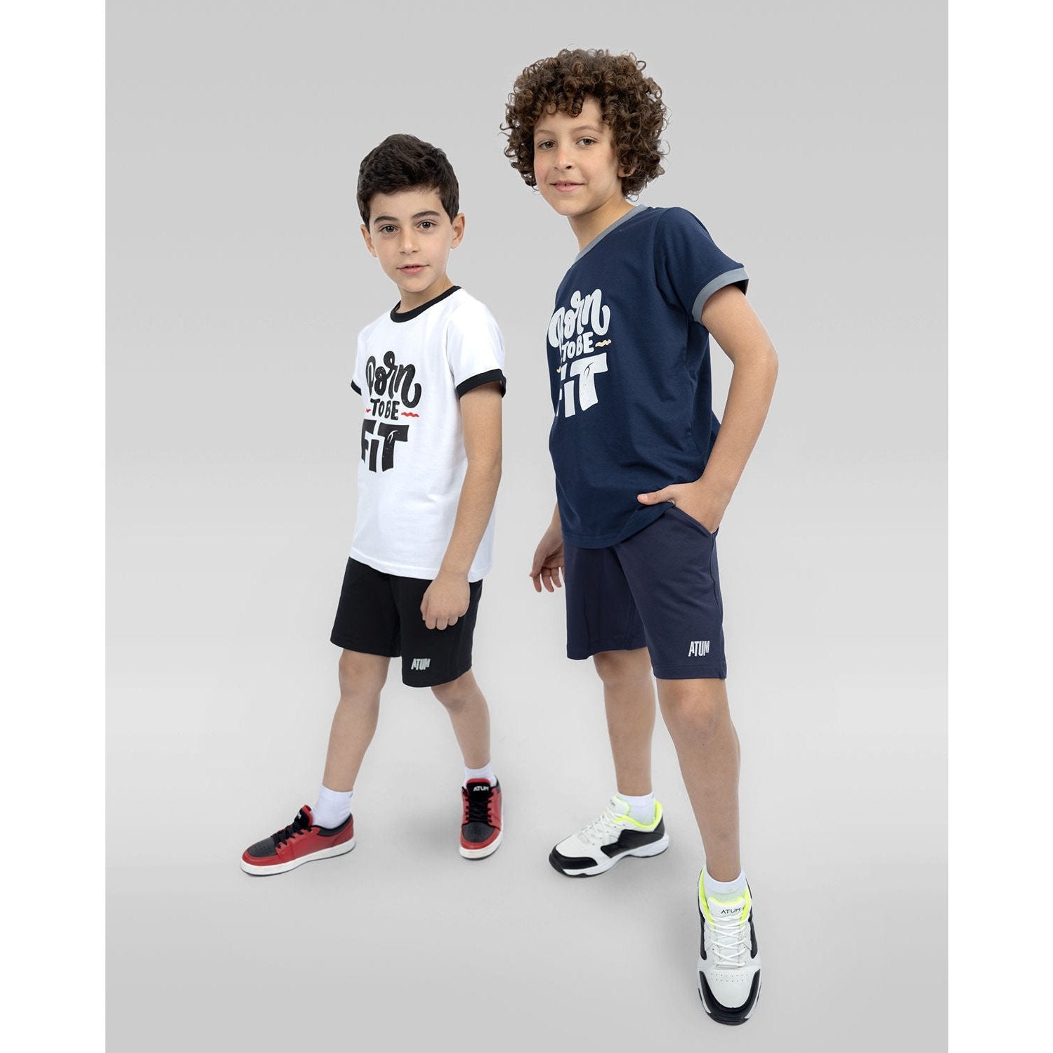 Atum Boy's Be Fit Crew-Neck T-Shirt - Sporty Pro