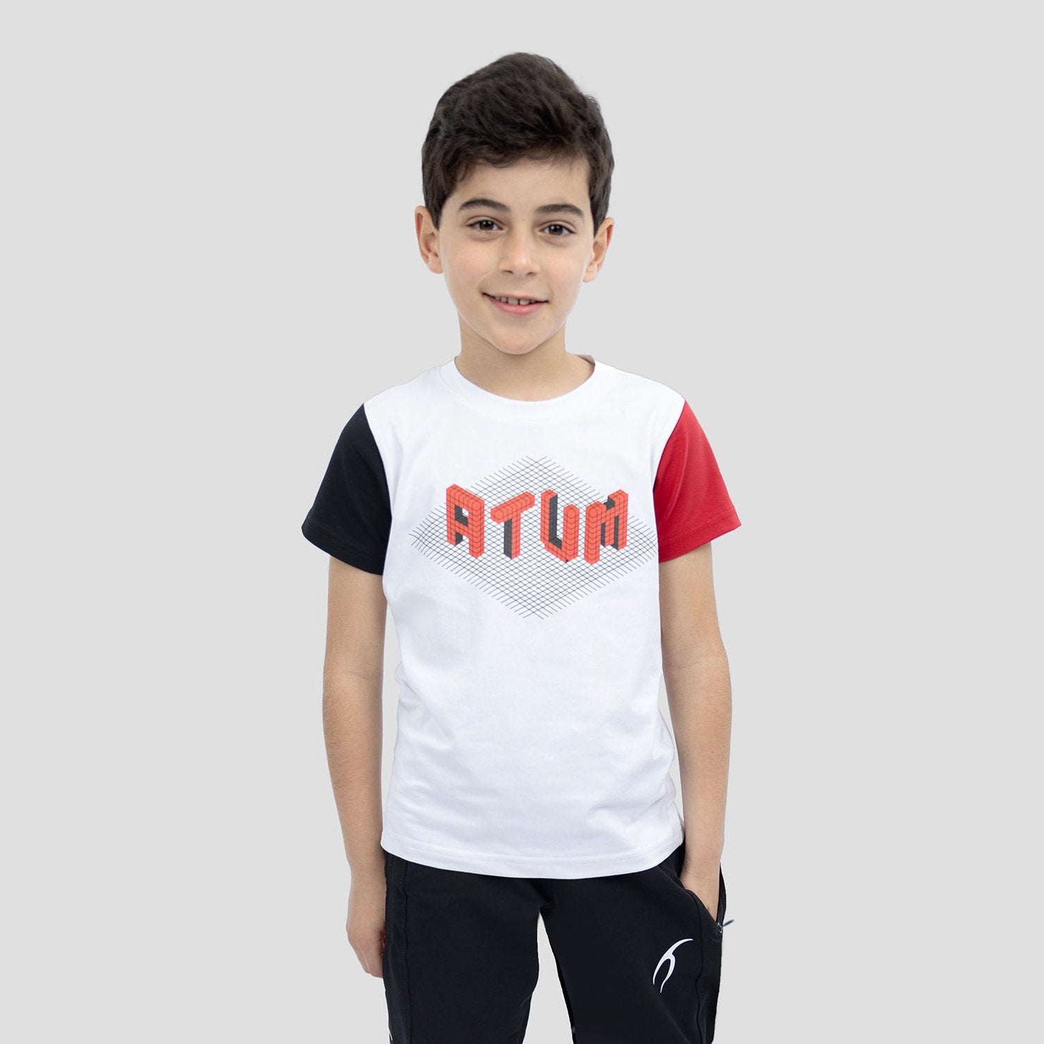 Atum Boy's Graphic Logo Tee