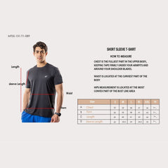 Regular Fit T-shirt in Black - Sporty Pro