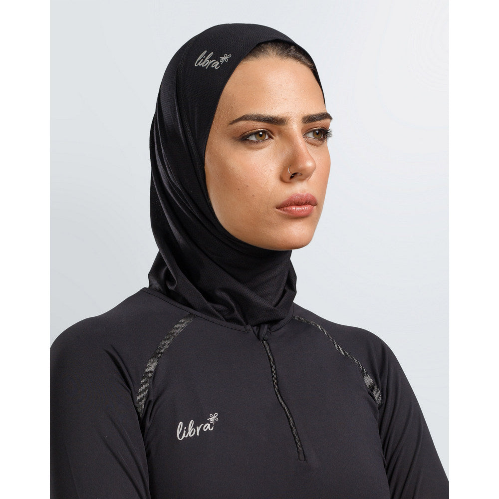 Black Hijab Light - Sporty Pro