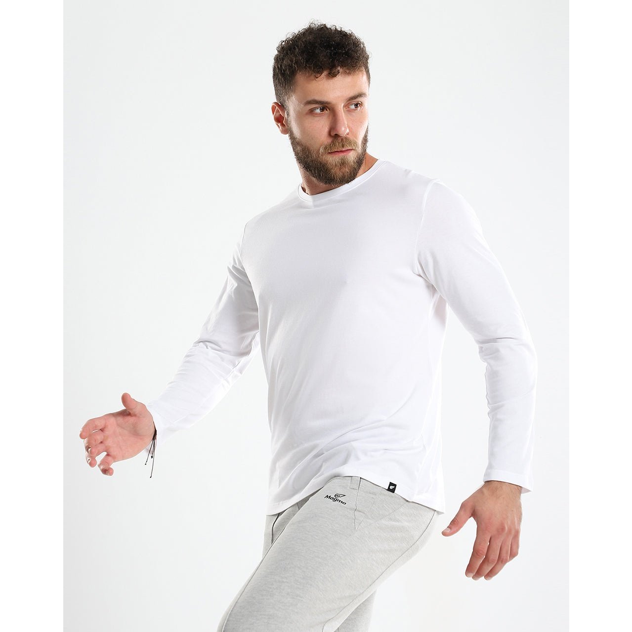 Crew Neck Cotton Long Sleeve - Sporty Pro