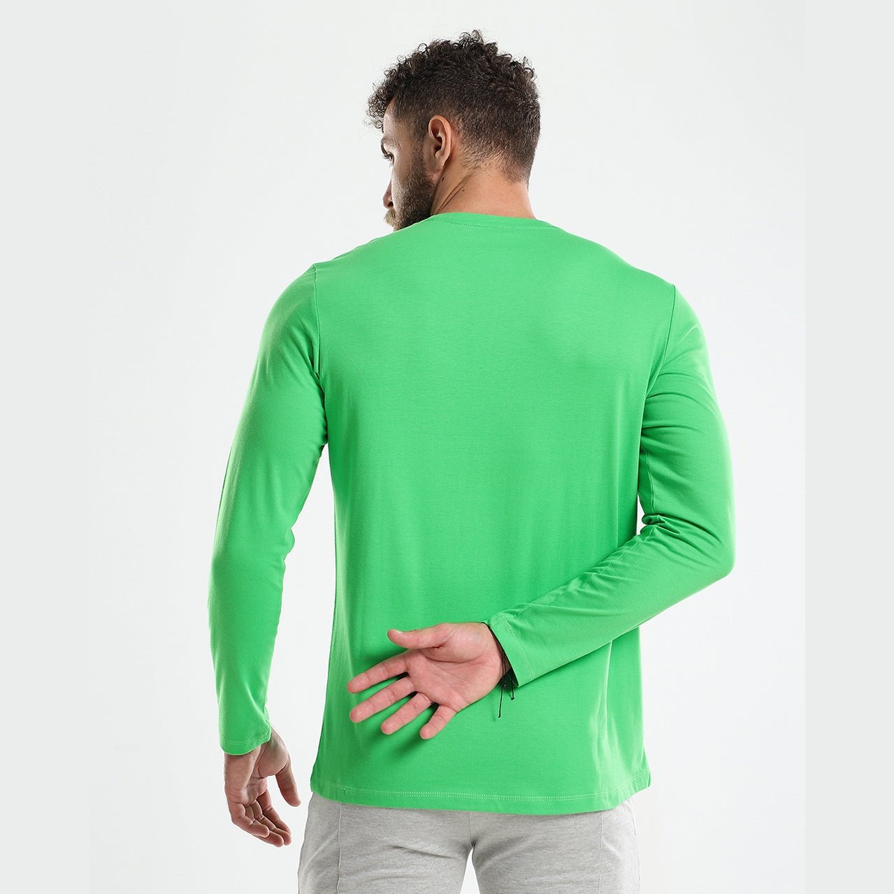 Crew Neck Cotton Long Sleeve - Sporty Pro