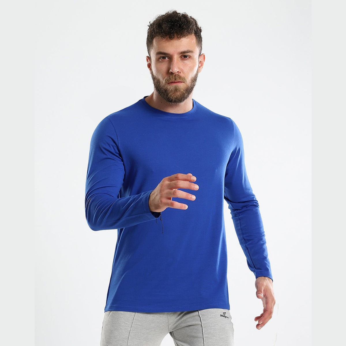 Crew Neck Cotton Long Sleeve - Sporty Pro