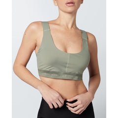 Libra Logo Sports Bra - Olive green - Sporty Pro