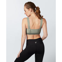 Libra Logo Sports Bra - Olive green - Sporty Pro