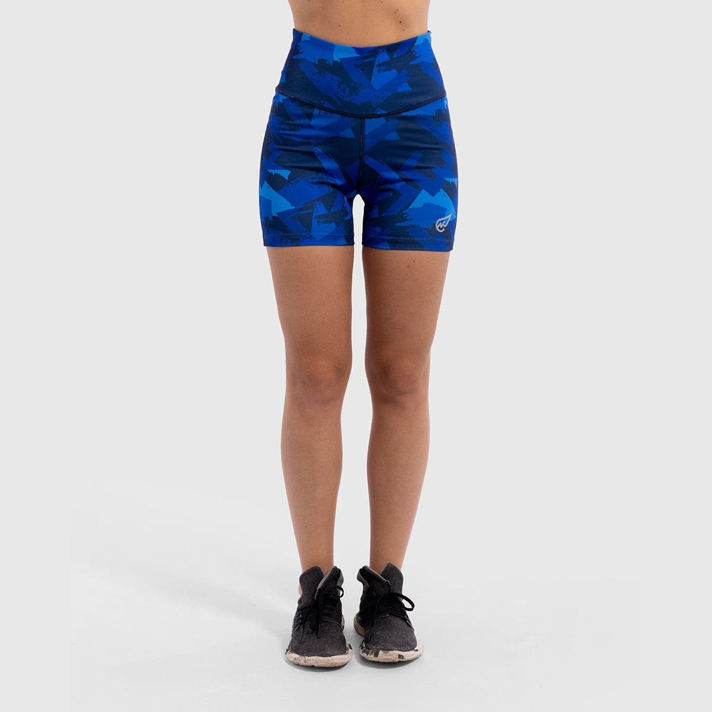 Geo Print Short in Blue - Sporty Pro