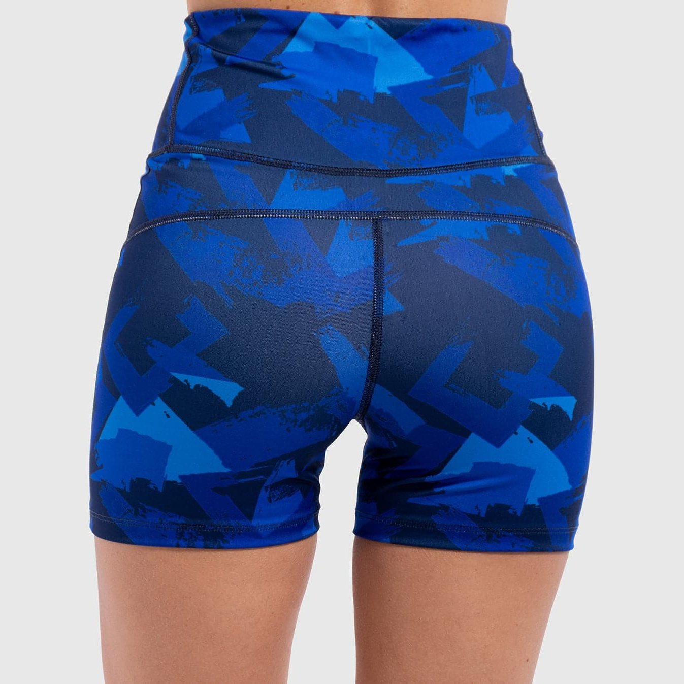 Geo Print Short in Blue - Sporty Pro