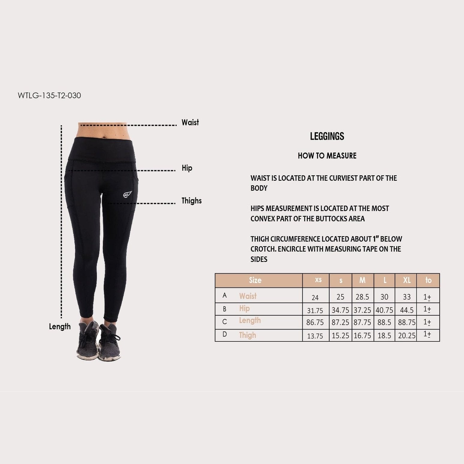 Solid Mid Rise Legging in Black – Sporty Pro